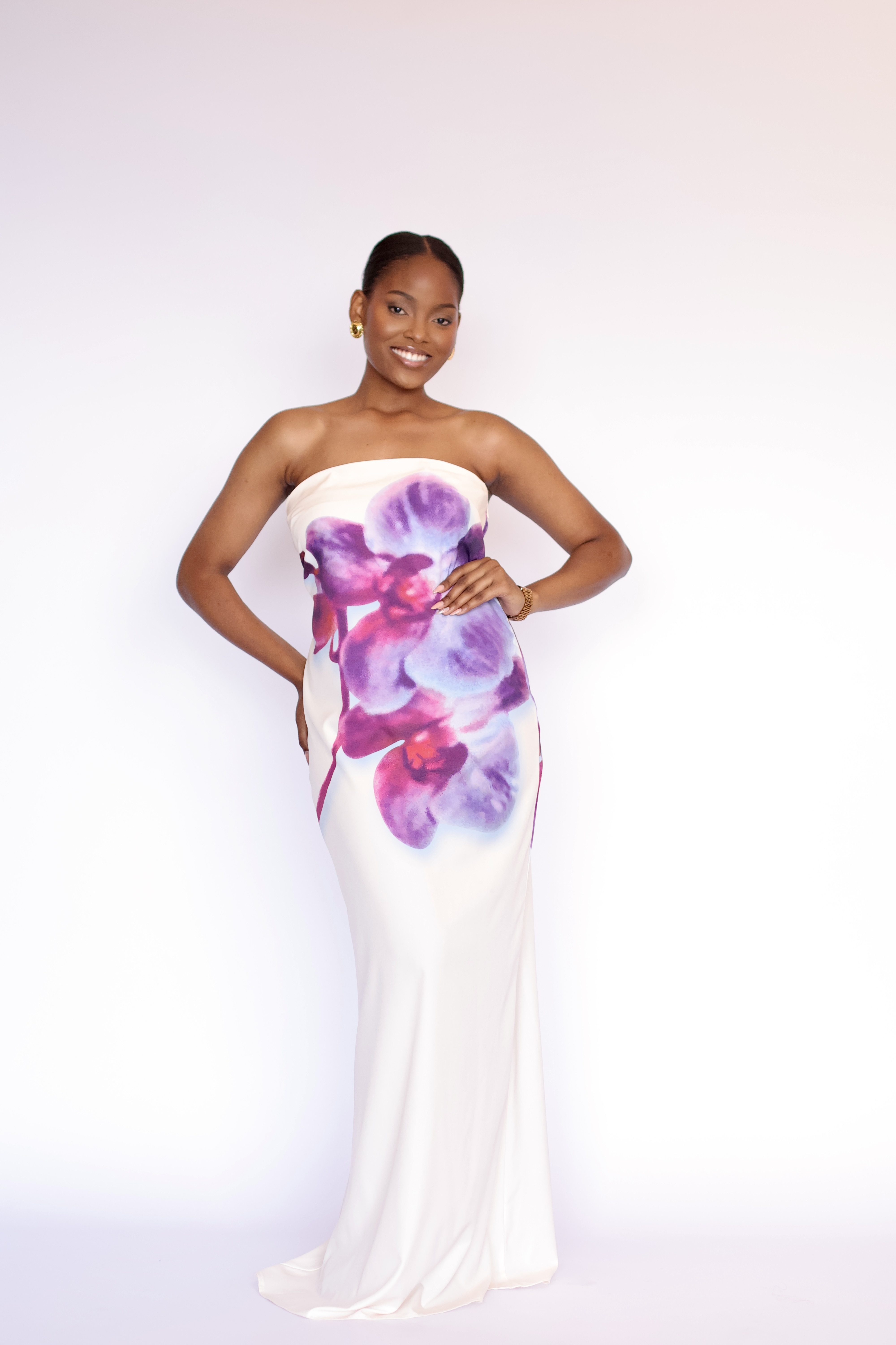 Floral Evening Gown